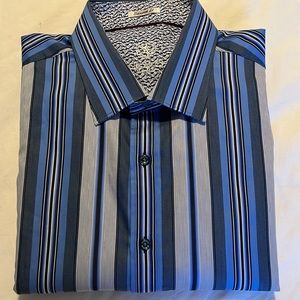 NWOT BUGATCHI long Sleeves , 100% cotton, M